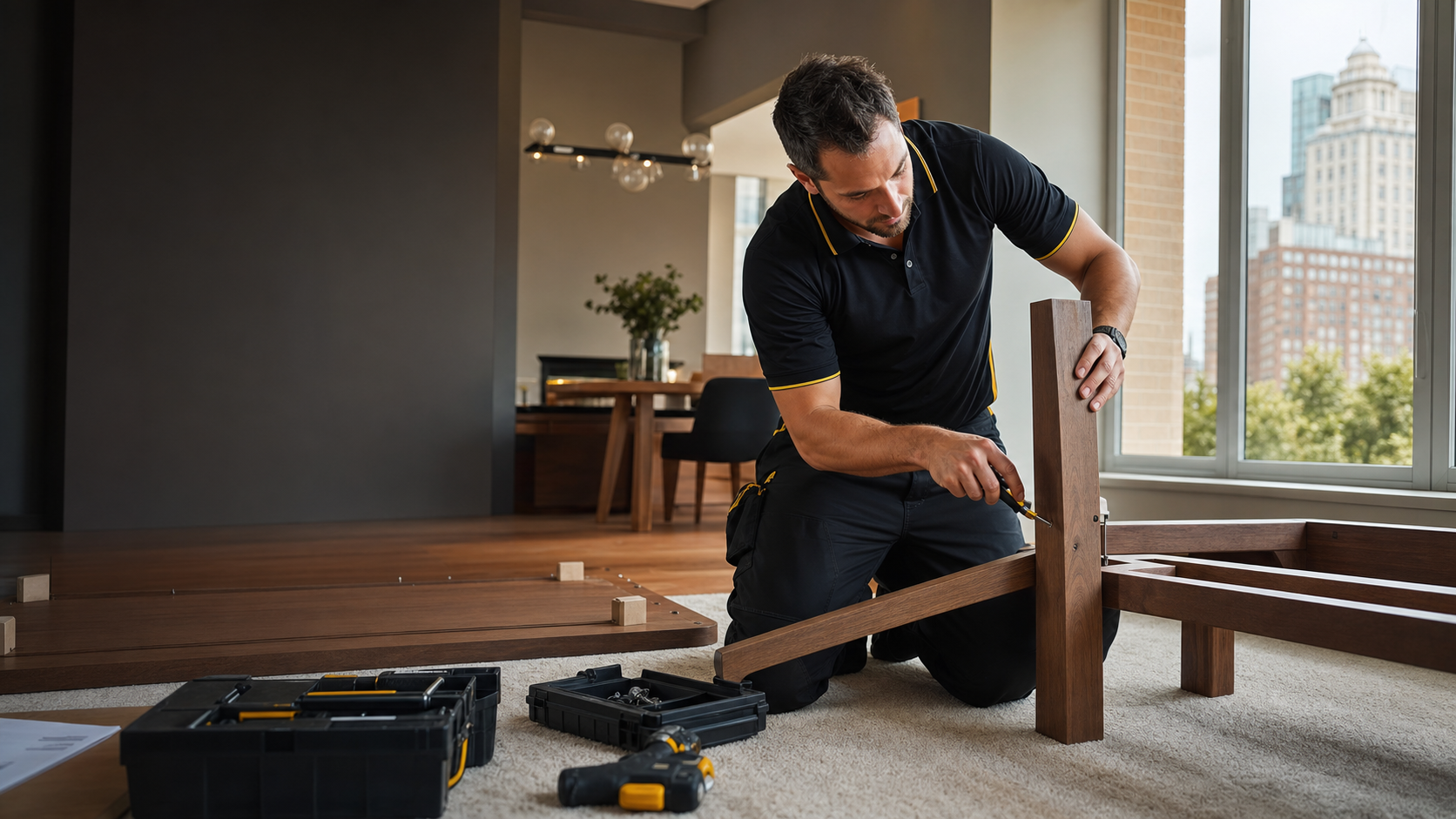 Furniture assembly example